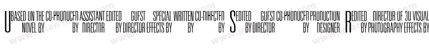 Universal Serif Regu字体转换